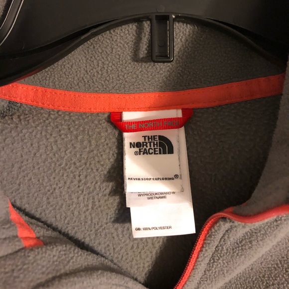Grey North Face 1/4 Zip Pullover - Picture 3 of 3
